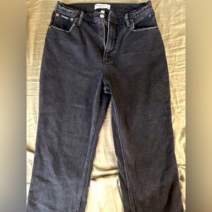 Abercrombie Curve Love ankle straight high rise size 29